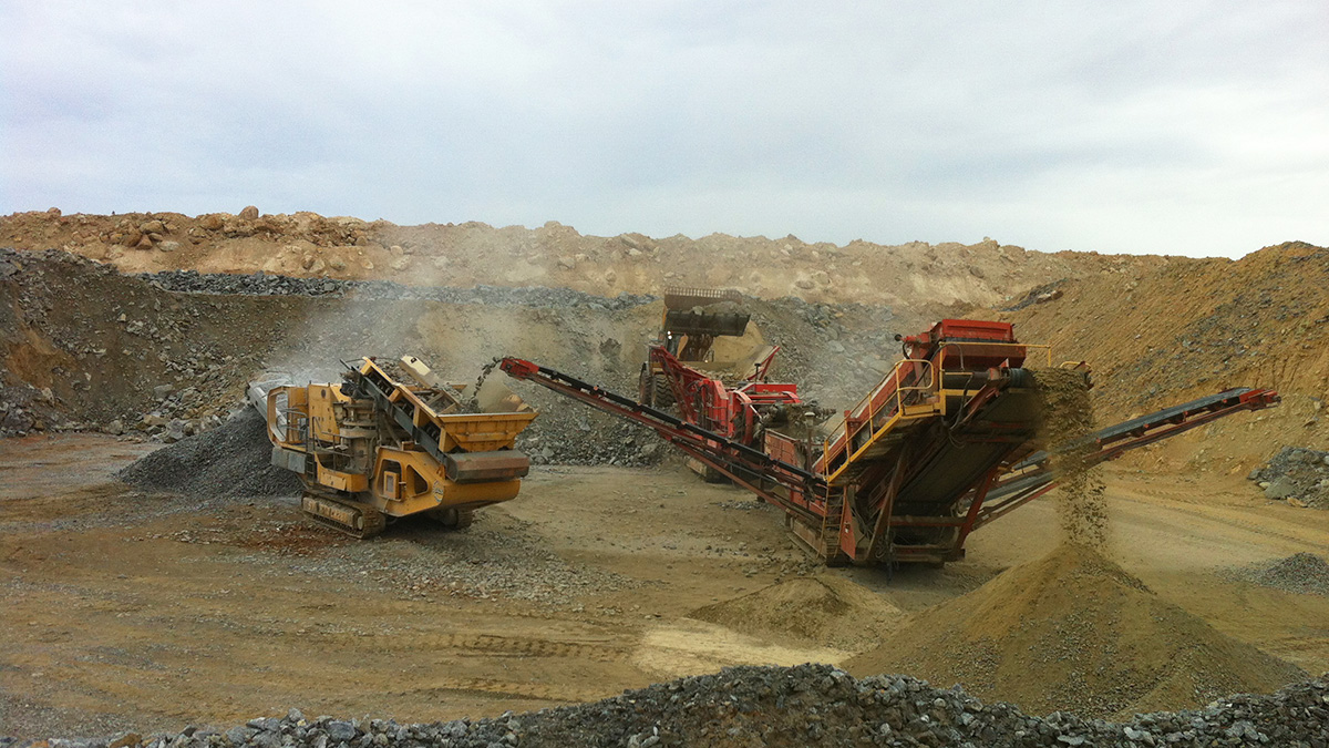 Mineral crushing operations Western Australia