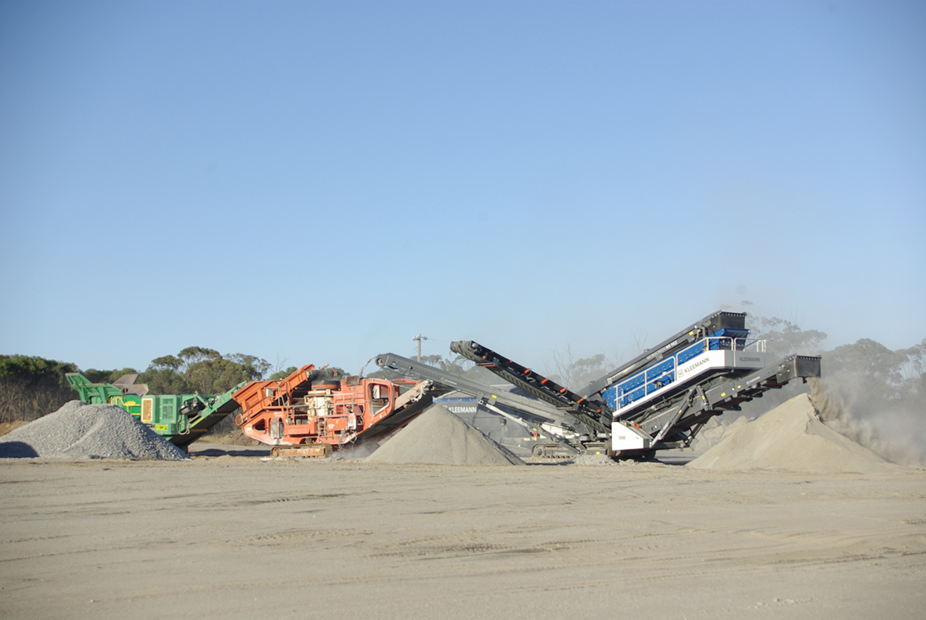 Doodlakine Quarry crushing